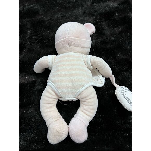 Jolijou The Little Loulou Soft Doll pink striped plush - Picture 2 of 4